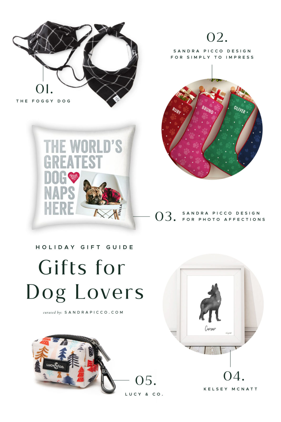 This is a holiday gift guide for new dog owners and pet parents